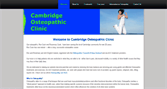 Desktop Screenshot of cambridgeosteopathicclinic.co.nz