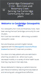 Mobile Screenshot of cambridgeosteopathicclinic.co.nz